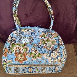 Vera Bradley Bowler Bag Blue
